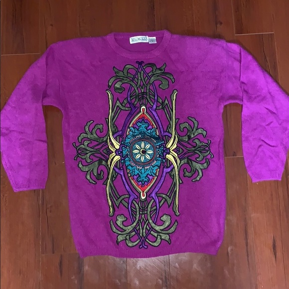 Vintage Embroidered Sweater - Picture 1 of 3